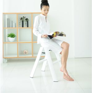 Stool Aluminum Ladder Home Use Double Side Thickened Colorful Photography Three Steps Ladder Non Insulated Load Bearing 150kg