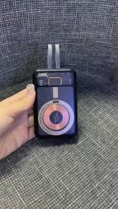 SG Ready Stock | Cyberpunk-Inspired 15000mAh Power Bank | 15W/20W/22.5W Fast Wireless Charger | Multi-Port USB-C PD | Portable Energy Hub