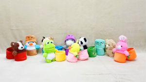 Boneka animal tabung  boneka animal di dalam tabung ukuran S