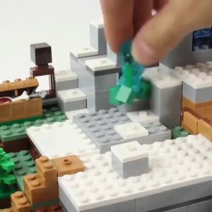 Compatible with My World Building Blocks Ninjago Organ Cave Toys Boy Assembly Children Education Gift