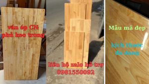 Mặt bàn gỗ Tấm Ván gỗ ghép ( Rộng 30cm x Dài từ 50cm đến 140m) DÀY 15MM