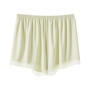 MiiOW | กางเกงขาสั้นผ้าไหมน้ำแข็งทรงหลวมสำหรับผู้หญิง กางเกงขายาวทรงหลวมบางๆ ป้องกันแสงแดด ชุดนอน ชุดชั้นใน ชุดชั้นในฤดูร้อน