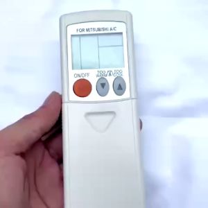 Điều khiển điều hòa Mitsubishi Mã 04 nắp trược remote máy lạnh Mitsubishi - Tặng kèm pin - GDBG
