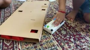 IKEA MALA ปากกาไวท์บอร์ด+แปรงลบ กล่องใส่