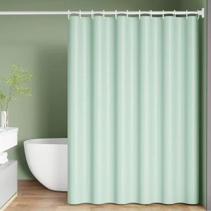 ​​Premium PEVA Bath Curtain - Waterproof & Opaque Shower Liner with Metal Grommets Silky Feel​