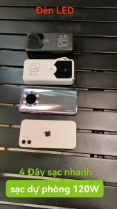 sạc dự phòng 120W PD20W 50000mAh 80000mah Solar 100% chính hãng Đầu ra USB kép Hoạt động ngoài trời Bộ nguồn pin ngoài