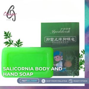 Green Bar Soap Mugwort Salicornia 80g