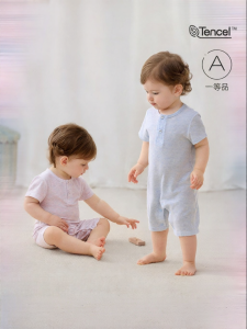 babylove | Custom Colorful Mesh Lightweight Modal Baby Romper Sleepwear