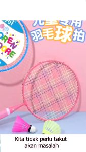 [snack jkt] Mainan Raket Bulutangkis Anak Untuk Usia 3-12 Tahun Untuk TK SD Tersedia 2 Jenis