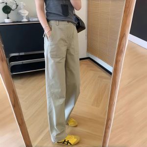Design Fashionable Versatile Loose High Waist Slimming Wide Leg Casual Pants
