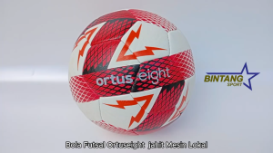 Bola Futsal Size 4 Ortus eight New Model Jahit Mesin Lokal Bahan Kulit PU Kualitas Terbaik