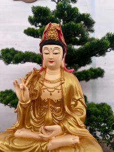 [HCM]Tượng Phật bà Quan Âm /A di đà ngồi 30cm | Tượng Phật Hoa Tiên