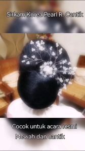 Sirkam Rambut Korea Pearl Rhinestone