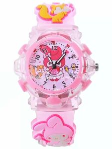 Jam Tangan Anak Berkarakter Superhero dan Sanrio 3D Lengkap Lampu LED Berkedip Trendy Terlaris