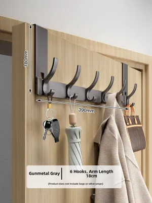 MOSHANG | Easy-to-Install Non-Scratch Over-the-Door Hanging Rack