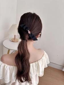 Sweet Bowknot Hair Clip French Style Rose Girl Hairpin Side Clip Duckbill Clip Fresh out Fashion Accessories Hairband