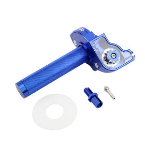 22mm CNC Aluminum Accelerator Throttle Twist Grips Handlebars Cable For Motorcycle Moped Scooter ATV Quad Bike