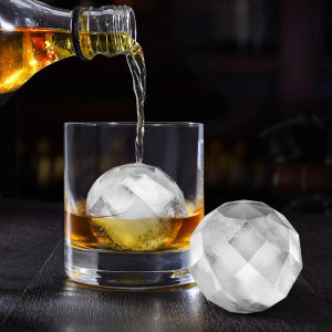 TEKANAI | Whiskey Ice Ball Maker Big Ice Tray with Lid Silica Gel