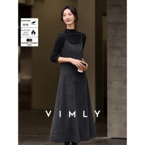 Vimly | Elegant High-neck Sweater Dress Set
