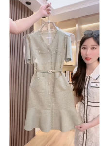SHANGSHA | Elegant Slim Waist Dress