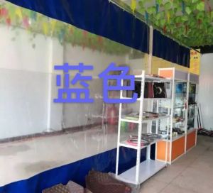 Waterproof Plastic Curtain for Car Wash Transparent Sliding Door Curtain Dustproof Soft Curtain for Auto Beauty 4S Shop Outdoor