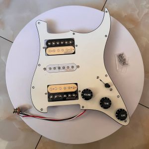 Loaded Scratch Plate Guitar Stratocaster Pickguard HSH Pick Guard Wilkinson WVHZN WVSM WVHZB Ainico 5 Pickups 5-ways Switch for Fender Electric Guitar Part Replacement