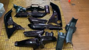 Bộ vỏ nhựa xe máy Dream Lùn đời 1998 hàng Việt Nam loại 1 màu Nho