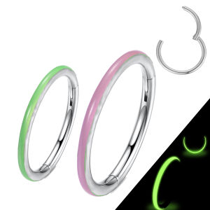 1-3PCS Hinged Nose Ring Hoop Septum Hoop Ring Tragus Rook Ring Piercing Jewelry Lip Labret Ring Cartilage Earrings for Women Men