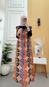 Yukensi Batik Cap Jumbo “Kartika” – Daster Rayon Premium Adem & Nyaman