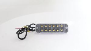 4 Đèn LED Bên Hông Xe Tải 12V/24V Đèn Báo Hiệu Khẩn Cấp Đèn Xi-nhan Đèn Hậu Sau Với 12 SMD