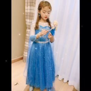 Elsa "Frozen" childrens birthday party princess costume cosplay suit/dress/princess costume/party costume/Christmas costume/New Year costume