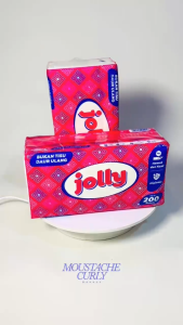8 Pcs Tisu Wajah / Tissue Jolly 200 Sheets 2 Ply Hemat & Kuat