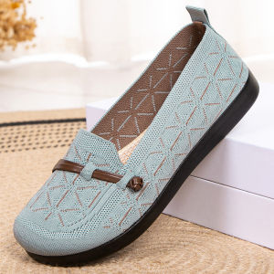 SHIPAILUO | Comfortable Beijing Cloth Shoes Womens New Style Slip-On Breathable Fabric Shoes Anti-Slip Soft Bottom Bean Bean Shoes