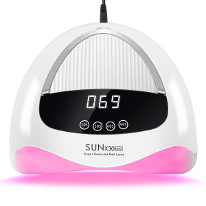 Professional 380W UV Nail Lamp With 4 Timer Setting Red Lights Nail Dryer 90LEDS For Fast Nails Gel Polish Manicure Tool