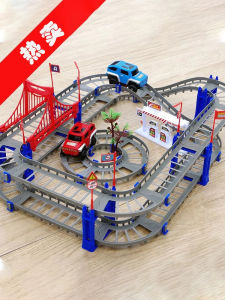 เลขานุการทางรถไฟของเล่นโมเดล ชุดสร้างสรรค์สำหรับเด็ก ร้านขายของเล่นที่สร้างสรรค์และสนุกสนาน เรียบง่ายและมีความยืดหยุ่น สวนสนุกสำหรับเด็กผู้ชาย