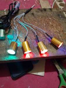 lampu lighting mini USB/POWERBANK isi 4lampu berkedip