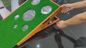 พรมพัตต์ พรมฝึกซ้อมกอล์ฟ PGM (TL036) Golf Putting Mat สินค้าเป็นโครงไม้ ซ้อมง่าย ใช้งานได้ทุกเพศ