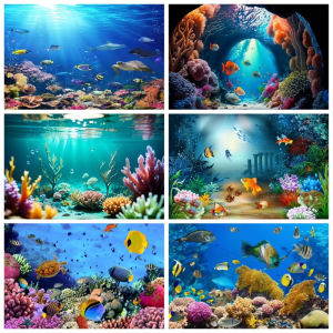 Jigsaw Puzzle 1000PCS Colorful Coral Reef With Tropical Fish And Sea Turtles For Adults Kids Birthday Party Decor Stress Relief