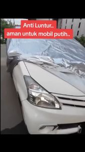 Sarung Cover Mobil CHEVROLET CAPTIVA Premium Bahan 100% Polyester Anti Luntur aman Untuk Mobil Putih