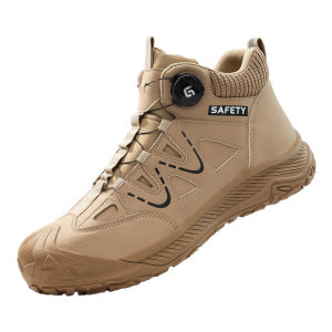 GUYISA | High-Top All-Season Mens Safety Shoes Steel Toe Anti-Smash Puncture-Resistant Waterproof