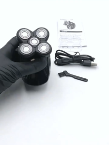 Máy Cạo Râu Cắt Tóc Cạo Trọc Đầu RQ-818 5 Lưỡi Dùng Cho Người Đầu Hói - Shop VIP