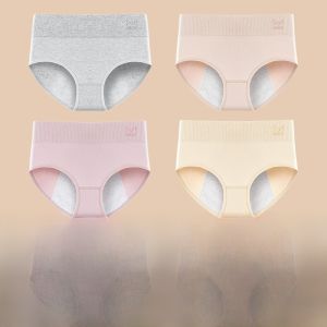 MiiOW | Pure Cotton Antibacterial Period Panties Womens High Waist Sanitary Pants Leak Proof Comfortable Underwear For Menstrual Period