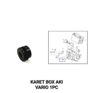 Karet Box Aki Vario 110 (Harga Per PCS) - Karet Tempong Tepong Kempol Dup Dop Body Tutup Aki Accu Honda Vario Karbu Vario Techno 110