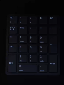 JOMAA Wireless Number Pads Numeric Keypad Numpad 26 Keys Portable 2.4 GHz Financial Accounting Number Keyboard Extensions 10 Key USB keyboard for tablet samsung apple oppo vivo huawei realme