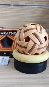 Marathon Sepaktakraw ตะกร้อ ลูกตะกร้อ เซปักตะกร้อ พร้อมกล่อง แถมฟรี กระเป๋าใส่ลูกตะกร้อ