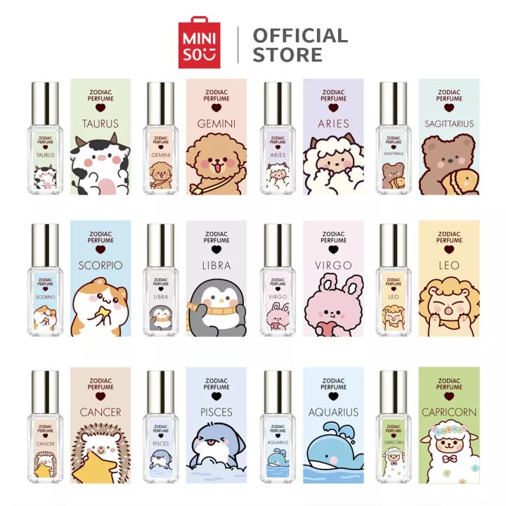 TERMURAH! Miniso Zodiak Parfum Isi 10 ml 100% Original Parfum