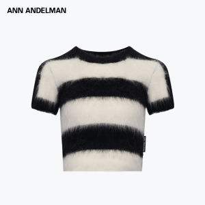 ANN ANDELMAN | Summer Casual Wide Stripes Cotton T-shirt