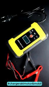 NEW!! CHARGER AKI / ACU MOBIL OTOMATIS DAN MOTOR PORTABLE TRAVELABLE 12 VOLT