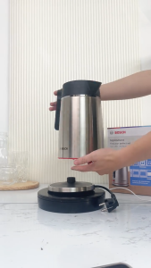 Ấm Đun Siêu Tốc Inox Bosch TWK6M480 Dung Tích 1.7l Công Suất 2400W Bảo Hành 2 Năm