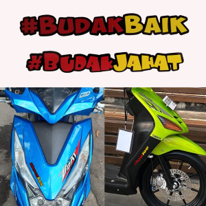 Sicker Potong Sticker Motor #BudakBaik #BudakJahat